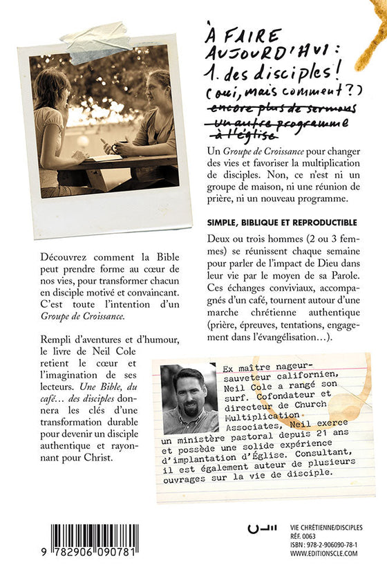 Une Bible du café... des disciples