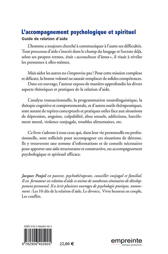 L'accompagnement psychologique et spirituel
