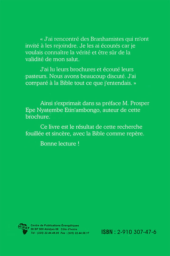 La Bible et le branhamisme