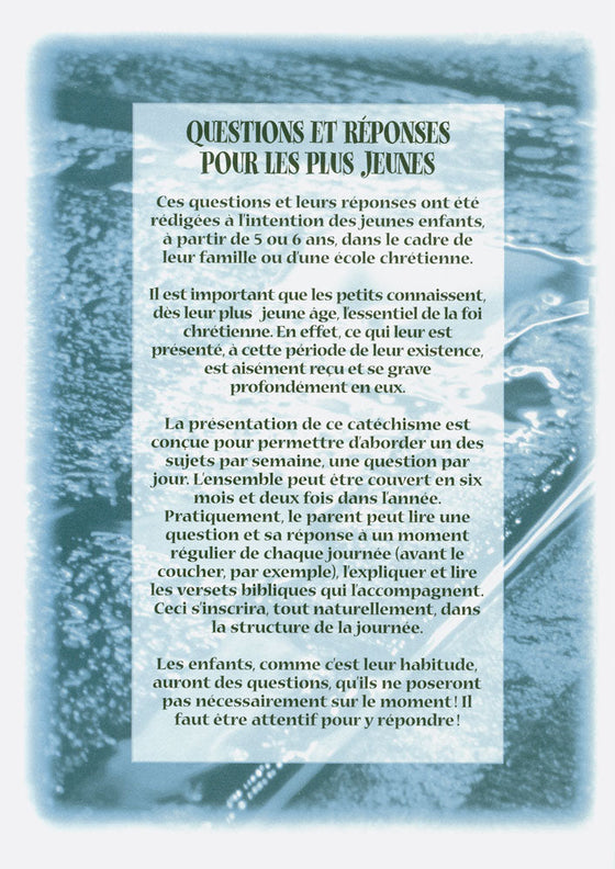 Questions et réponses pour les plus jeunes