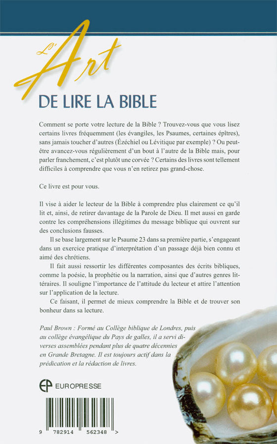 L'art de lire la Bible