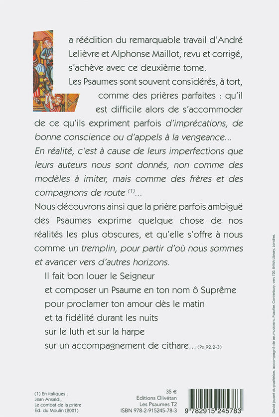 Les Psaumes 76 à 150. Tome 2. Commentaire