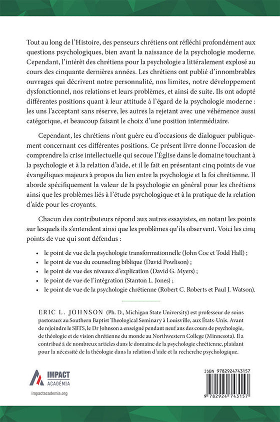 La psychologie et le christianisme