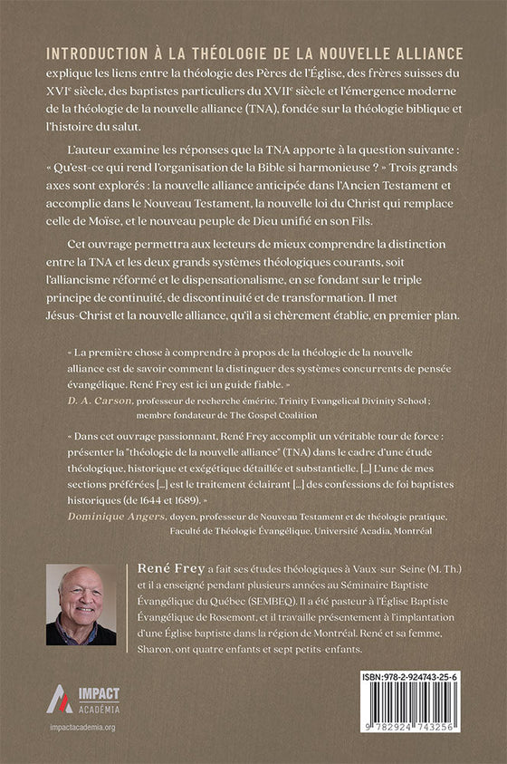 Introduction à la théologie de la nouvelle alliance