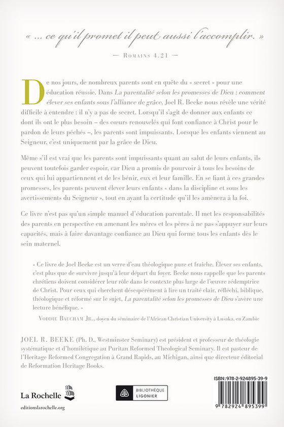 La parentalité selon les promesses de Dieu