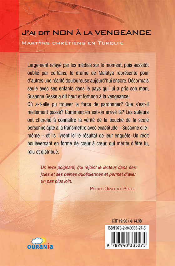 J'ai dit non à la vengeance