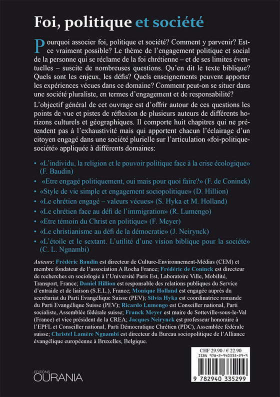 Foi, politique et société
