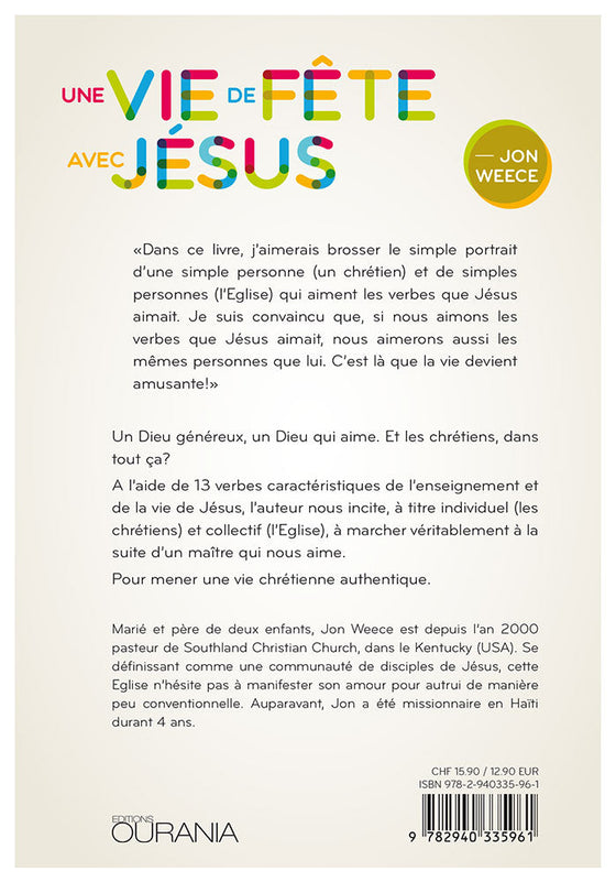 Une vie de fête avec Jésus