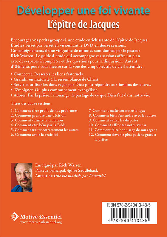 Développer une foi vivante