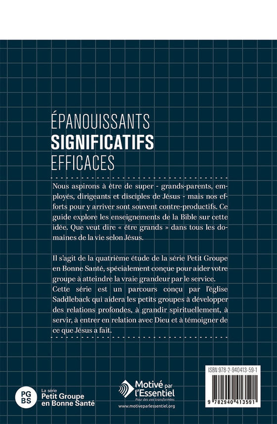 Le plan de Dieu pour la vraie grandeur