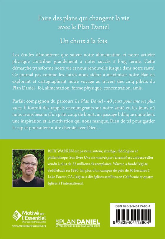 Le plan Daniel. Journal