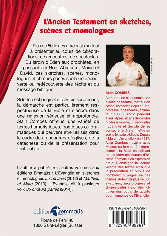 L´Ancien Testament en sketches, scènes et monologues