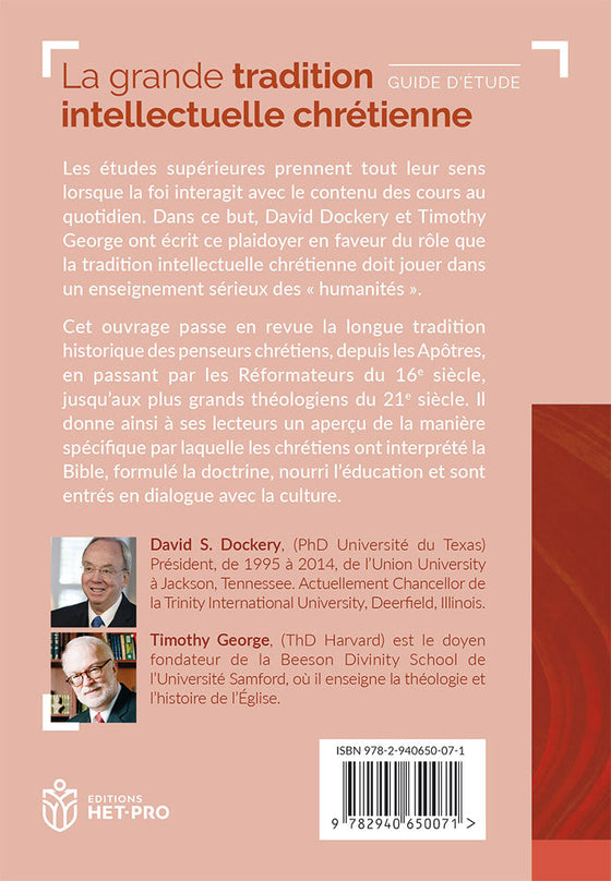 La grande tradition intellectuelle chrétienne