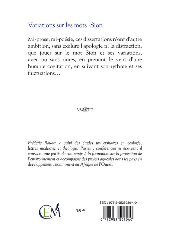 Variations sur les mots -Sion