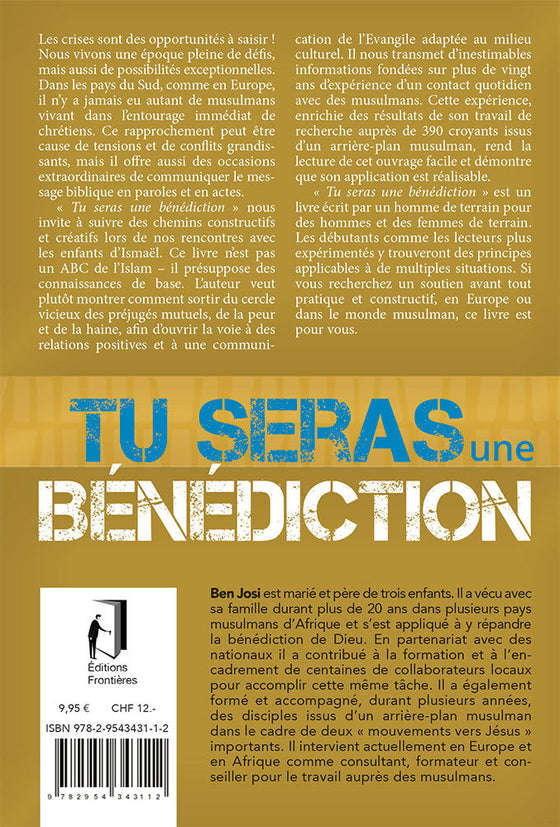 Tu seras une bénédiction