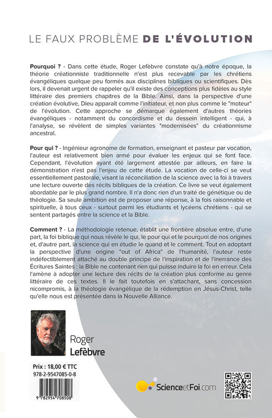 Le faux problème de l'évolution