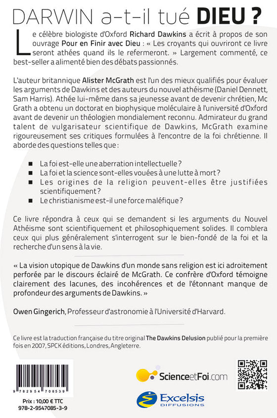 Darwin a-t-il tué Dieu  ?