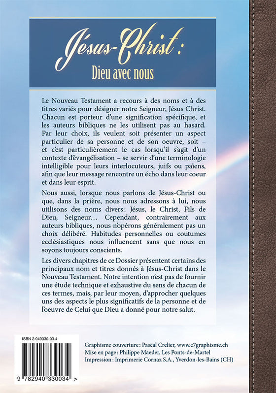 Jésus-Christ : Dieu avec nous