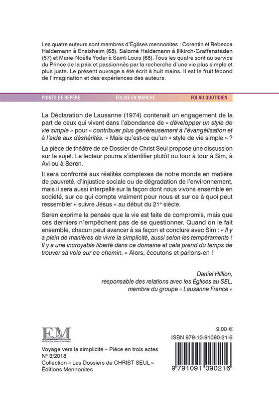 Voyage vers la simplicité