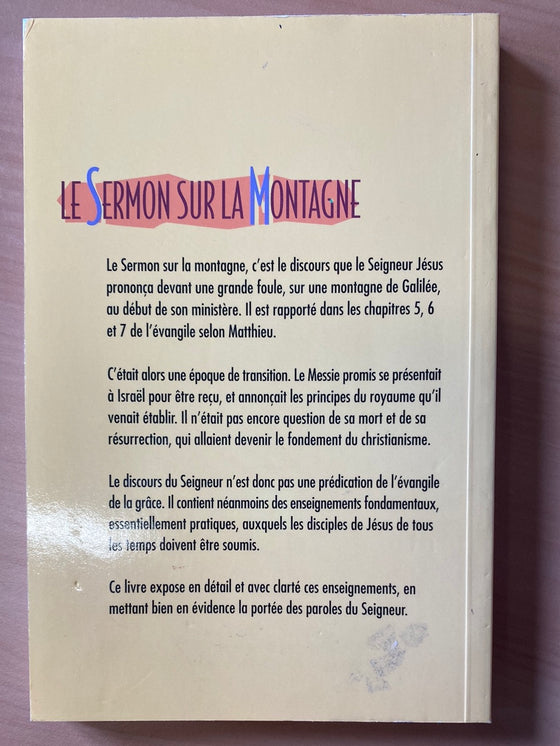 Le sermon sur la montagne