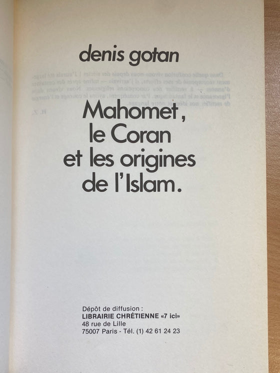 Mahomet, le Coran et les origines de l'Islam