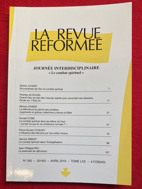 La Revue réformée #290 Avril 2019