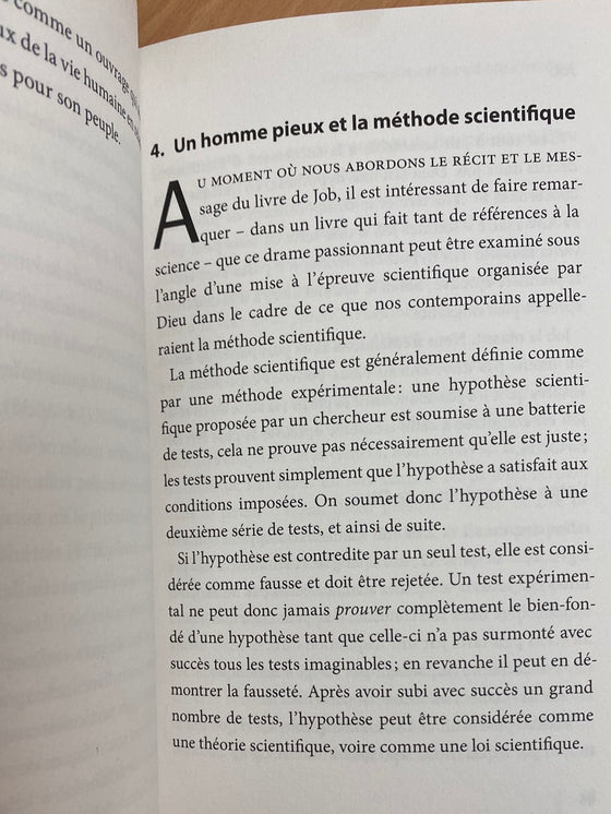 Job historique, Job apaisé par la création divine... (souligné)