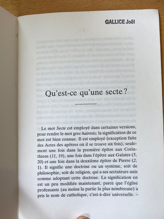 Qu'est-ce qu'une secte?