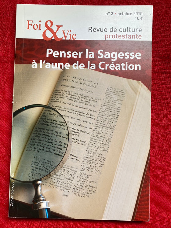 Foi et Vie Cahier biblique 54