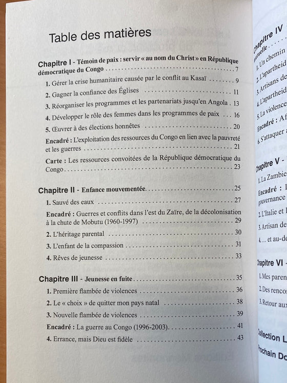 L'eau du lac était rouge: un bâtisseur de paix congolais au coeur des guerres- Les dossiers de Christ Seul vol.1-2023