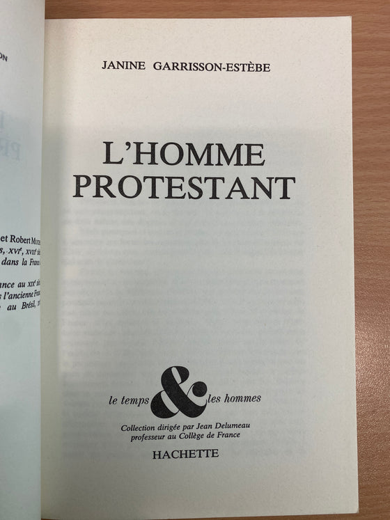 L'Homme protestant (non-chrétien)