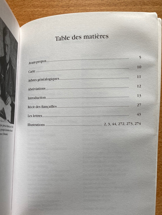 Lettres de fiançailles Cellule 92