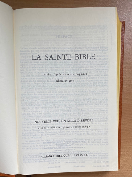 La Sainte Bible (colombe)