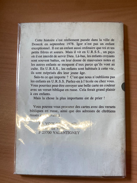 Igor ne veut pas devenir pionnier (brochure rare)