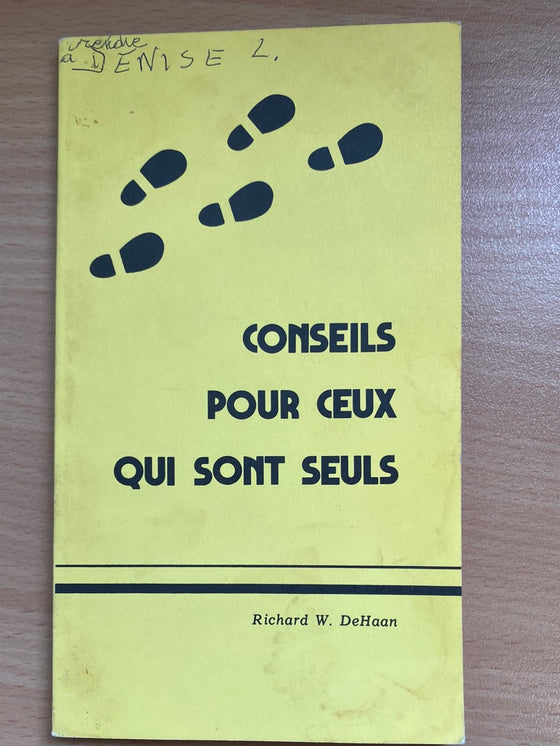 Conseils pour ceux qui sont seuls