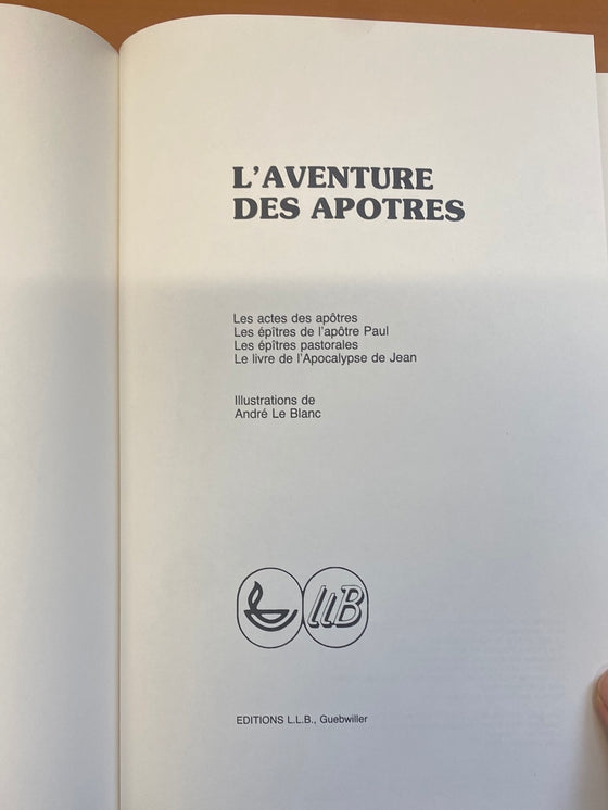 L'aventure des apôtres (la Bible en bandes dessinées édition plus)