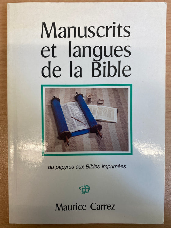 Manuscrits et langues de la Bibles