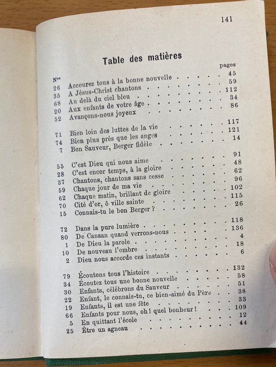 Cantiques pour les enfants (huitième édition)