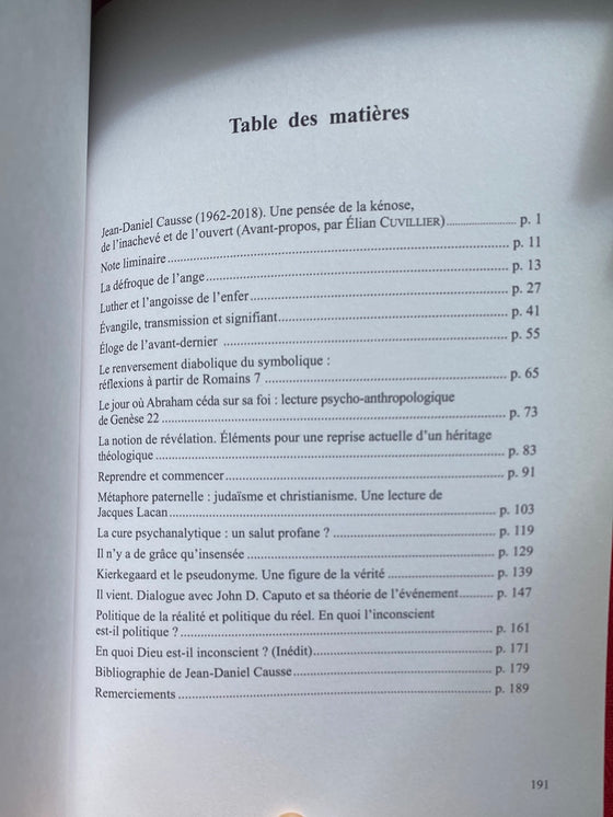 Etudes Théologiques et Religieuses. Supplément au N°3 du t.94, 2019 /Hors-série