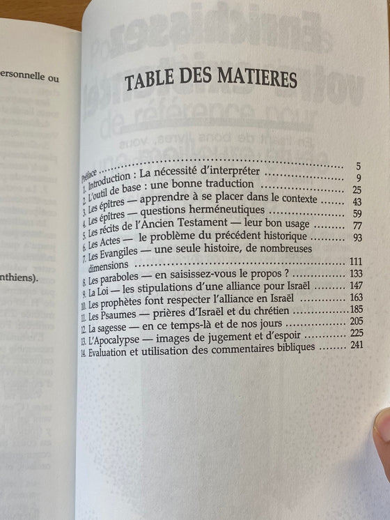 Un nouveau regard sur la Bible (ancienne édition, surligné)