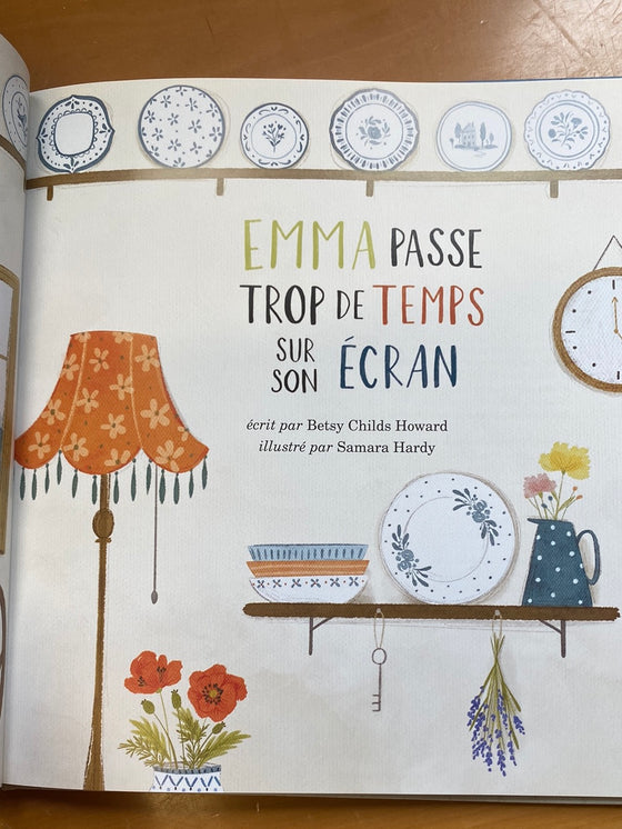 Emma passe trop de temps sur son écran