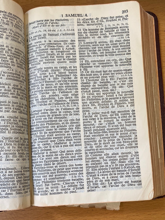 La Sainte Bible 1961 (abîmé)