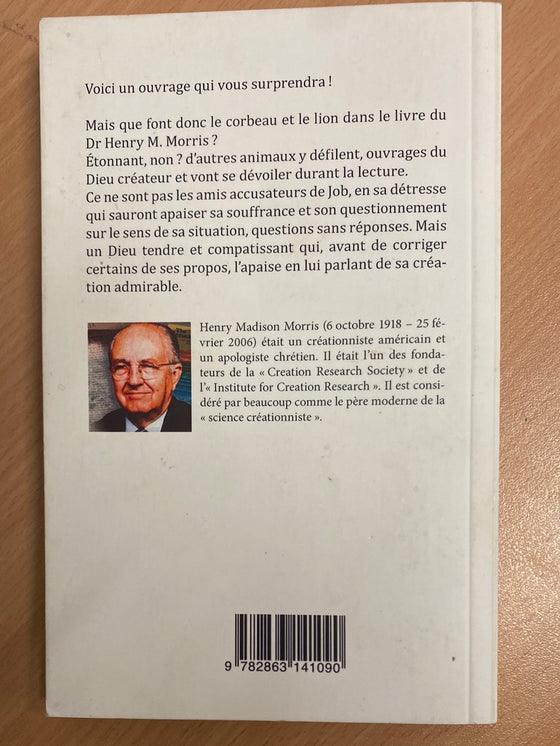 Job historique, Job apaisé par la création divine... (souligné)