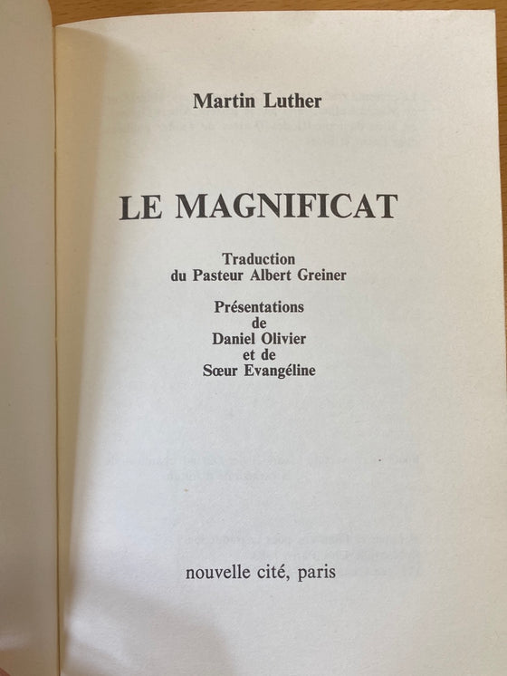 Le magnificat