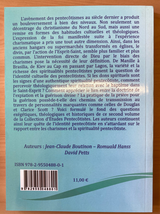 Collection d'études pentecôtistes n.2: Charismes et spiritualité pentecôtiste (1)