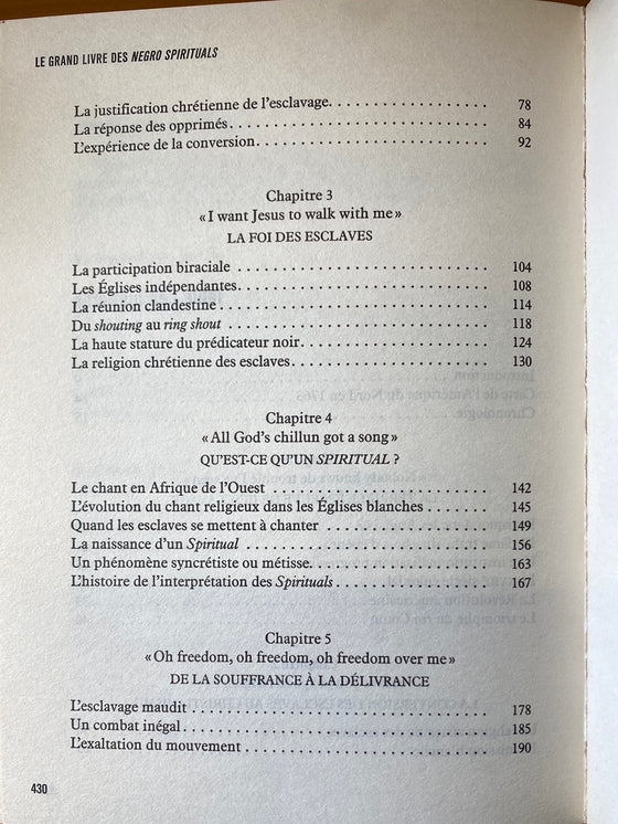 Le grand livre des Negro Spirituals (catholique)