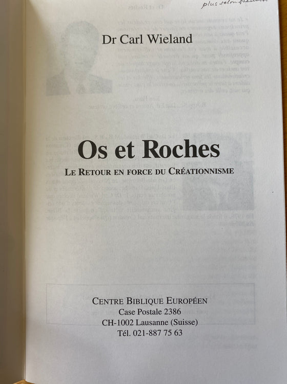 Os et roches