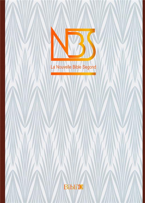 Bible d´étude NBS Bordeaux souple Tranche dorée avec étui