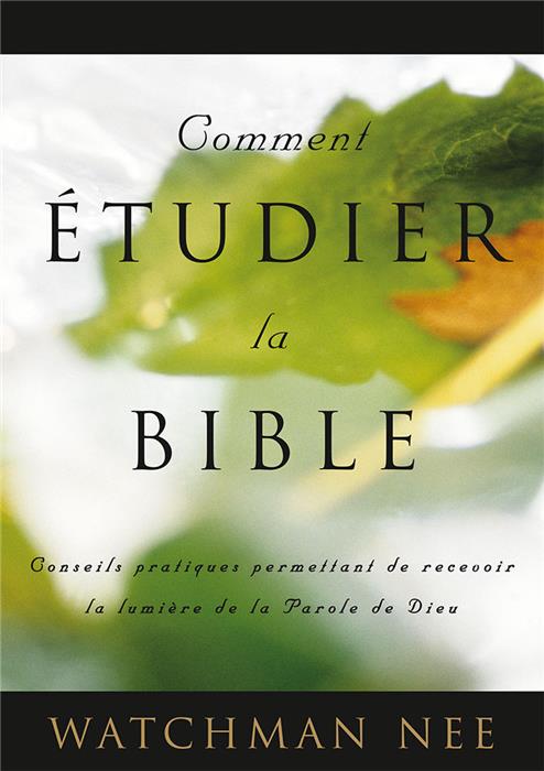 Comment étudier la Bible