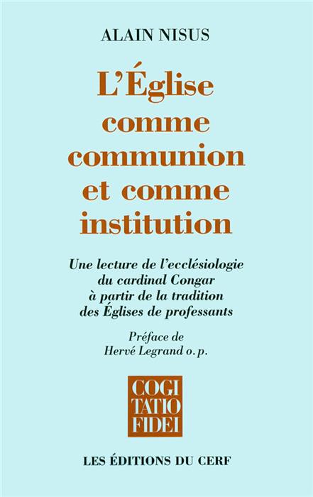 L'Église comme communion et comme institution